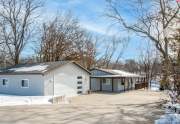 Concrete drive, heated garage